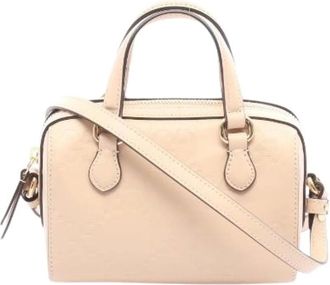 Gucci Pre-owned Handbags, female, Pink, Size: ONE SIZE Pre-owned Leather gucci-bags