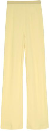 Wardrobe.NYC Straight-leg Crepe Trousers - Yellow - S (UK8-10 / S)