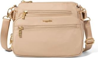 Baggallini Marais Crossbody Bag in Desert Sand Twill at Nordstrom