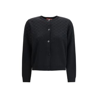 Gucci Black Wool Womens Cardigan