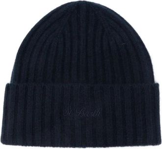 MC2 Saint Barth Wengen Beanie - Heren - Hoeden - Blauw - ONE Size - Wol - Accessoires