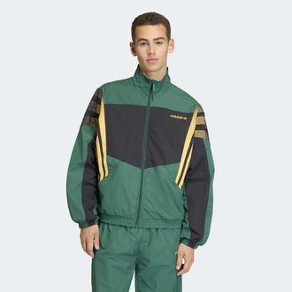 adidas Outdoorjacke ADIDAS ORIGINALS SANTIAGO TT, Herren, Gr. XXL, collegiate gr&uuml;n, Obermaterial: 100% Polyamid, Jacken Outdoorjacke