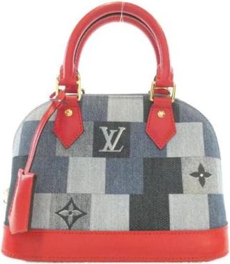 Louis Vuitton Pre-owned Alma BB Monogram Handtas - Dames - Vintage Handtas - Veelkleurig - ONE Size - Denim - Vintage