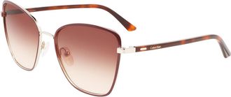 Calvin Klein CK21130S 200 Mens Sunglasses Gold Size 56