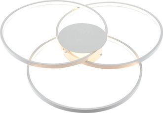 Lindby L&aacute;mpara De Techo Led riley En Blanco Aluminio - Lindby