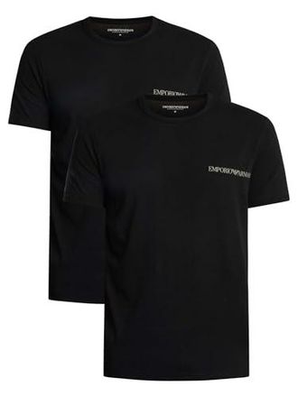 Tシャツ・カットソー EMPORIO ARMANI SS25 T-SHIRT (EM001035AF13747 U6195) T-Shirts Emporio Armani en Noir : jusqu'à −19%