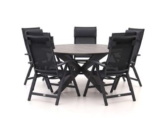Bellagio la vita attrattiva Bellagio Avenza/Fidenza &oslash;149cm dining tuinset 6-delig verstelbaar
