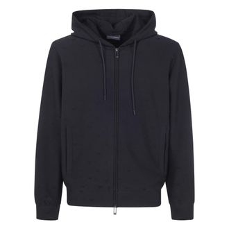 Emporio Armani Heren, Sweatshirts & Hoodies, Zwart, Maat: XL