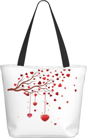 AOOEDM Happy Valentines Day Ladies Shopping Bag 13x11x7in.The Perfect ValentineS Day Gift.It Is The Best ValentineS Day Gift For Mom, Daughter, Wife,Etc