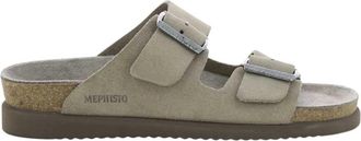 Mephisto Hester - Dames - Sandalen - Beige - 41 EU - Leer - Schoenen