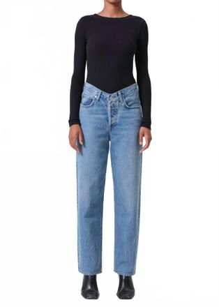 A Gold E V-Waist Baggy Jean In Fairway