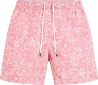 Fedeli Madeira Zwemshorts - Heren - Strandmode - Roze - M - Polyester - Badmode