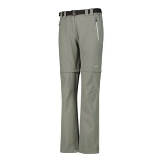 F.lli Campagnolo Zip-off-Hose CMP, Damen, Gr. 34, N-Gr, avocado, Obermaterial: 89% Polyester, 11% Elasthan, Hosen Zip-off-Hose, Elastisch & Schnell trocknend & Atmungs