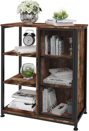 Woltu Woltu Armadietto Da Ingresso Credenza Da Cucina In Legno Scaffale Portaoggetti