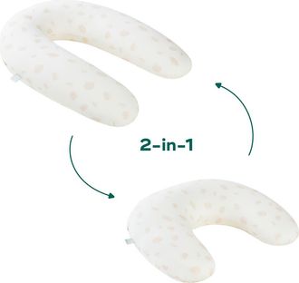 Babymoov B.Love 2-in1 Pregnancy Pillow in Petals Off White at Nordstrom