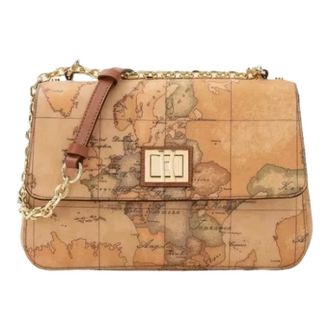 Alviero Martini 1A Classe Shoulder Bags, female, Brown, Size: ONE SIZE Tracolla Patta e Girello