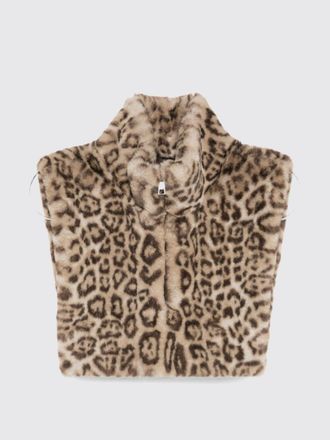 Apparis Scaldacollo in ecopelliccia animalier con chiusura a zip