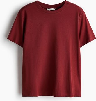 H&M T-Shirt aus Baumwolle - Red