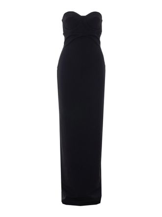 Solace London Black Keaton Maxi Dress