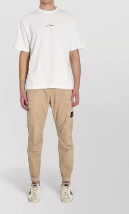 Stone Island cotton oversized printed t-shirt