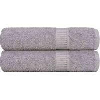 OEM Toallas De Ba&ntilde;o Frogn, Juego De 2, Gris, 70 X 140 Cm, 360 G/m&sup2; - Crezuo