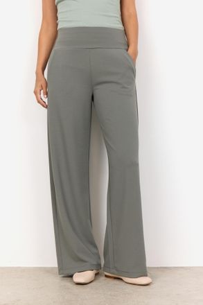 Soyaconcept Schlupfhose SOYACONCEPT SC-SIHAM 48, Damen, Gr. XL, N-Gr, misty, Jersey, Obermaterial: 95% Polyester, 5% Elasthan, unifarben, regular fit kn&ouml;chellang,