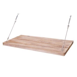 Hhg Mesa Mural Hhg 304, Mesa Mural Plegable Mesa Mural Con Pizarra, Plegable Madera Maciza, 100x50cm