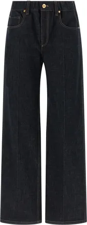 Brunello Cucinelli Blue Regular High Rise Jeans
