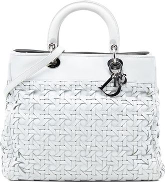Dior Pre-owned Dior Woven Lambskin Lady Avenue Tote Ladies QJUJ07C05S898BYD