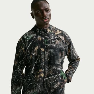 Nike Mens Stride Dri-FIT Realtree Running Jacket in Grey | IO7767-060