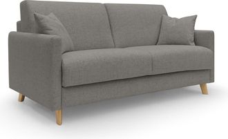Divani.Store Edgar Sof&aacute; Cama Convertible En Tela Felis Impermeable 200 Cm (mat. 160x197) Taupe