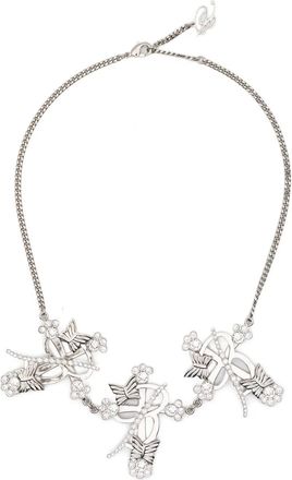 Blumarine Choker con decorazione - Argento