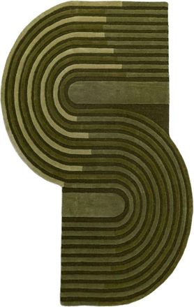 Flair Rugs Alfombra de lana verde 200x290cm