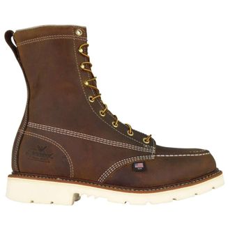 Thorogood 8 Moc Safety Toe Leather Mens Ankle Boots - Brown - Size:UK 10.5