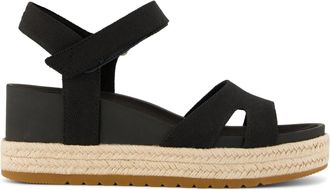 Toms Toms Alana Womens Ankle Strap Sandals Black Textile - Size UK 3