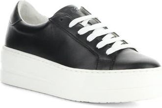 Bos. & Co. Maya Platform Sneaker in Black/White at Nordstrom, Size 10-10.5Us
