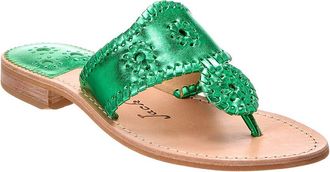 Jack Rogers Jacks Flat Leather Sandal