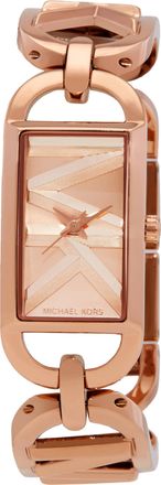 Michael Kors Empire Quartz Rose Gold Dial Ladies Watch MK7602