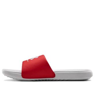 Under Armour Ansa Fixed Slide Halo Grey Red 3023761-104