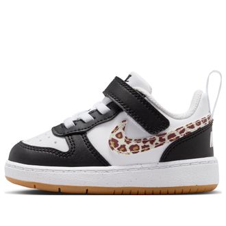Nike (TD) Nike Court Borough Low Black White Leopard Swoosh IR0565-001