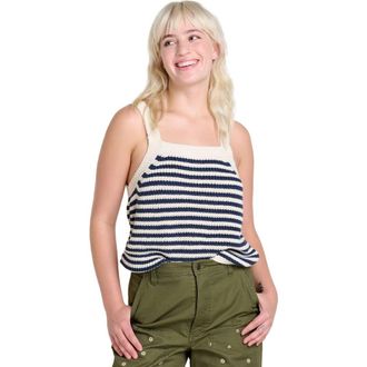 Toad & Co Bianca Tank in True Navy Stripe at Nordstrom, Size X-Large