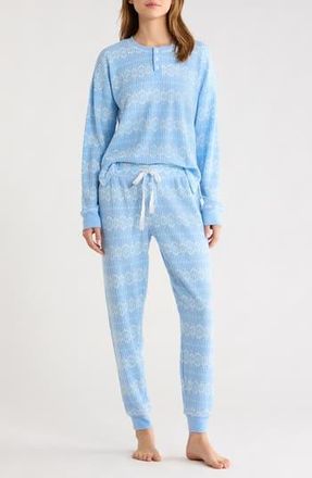 PJ Salvage Ski Pajamas in Sea at Nordstrom Rack, Size Medium