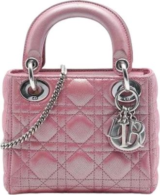 Dior Pre-owned Mini Lady Dior - - Pre-owned - Donna - Rosa - ONE SIZE
