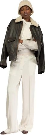 Semicouture Donna, Pantaloni, Beige, L, new