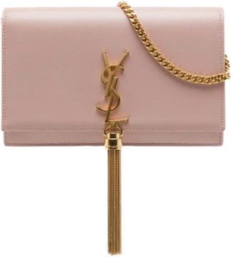 Saint Laurent Pre-owned Kate Wallet on Chain - Dames - Vintage Schoudertas - Roze - ONE Size - Leer - Vintage