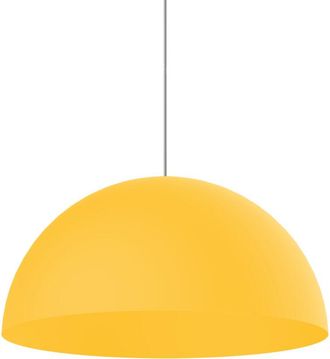 Lumicom Cassis Sospensione, 1XE27, max 42W, metallo, giallo, D40cm - Lumicom