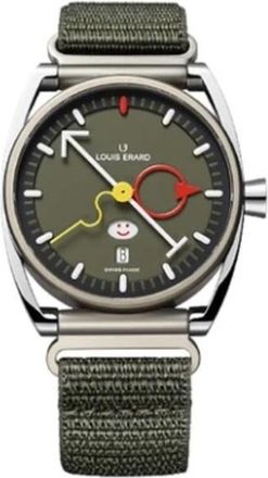 Louis Erard Alain Silberstein Automatic Green Dial Mens Watch 75357TT06.BTT89