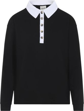 Khaite Faithful Top - Dames - Polos - Zwart - S - Tops