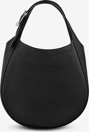 Longchamp Abgerundete Handtasche aus genarbtem Leder Le Foulonné S