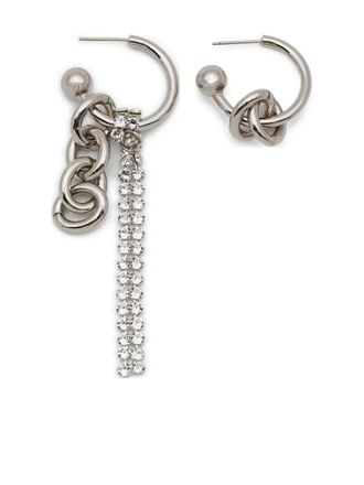 Justine Clenquet Shelby earrings - Silver
